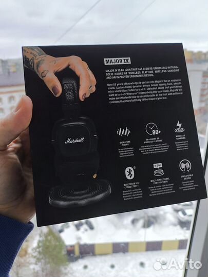 Новые наушники Marshall major 4