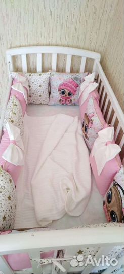 Бортики в детскую кроватку