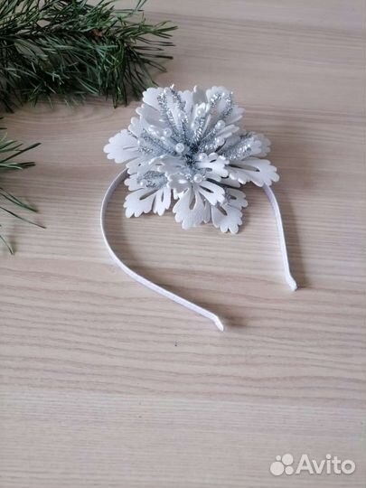 Ободок Снежинка Корона Диадема
