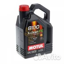 Моторное масло motul 8100 X-Clean FE 5W30 5л