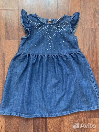 Платье джинсовое размер 98