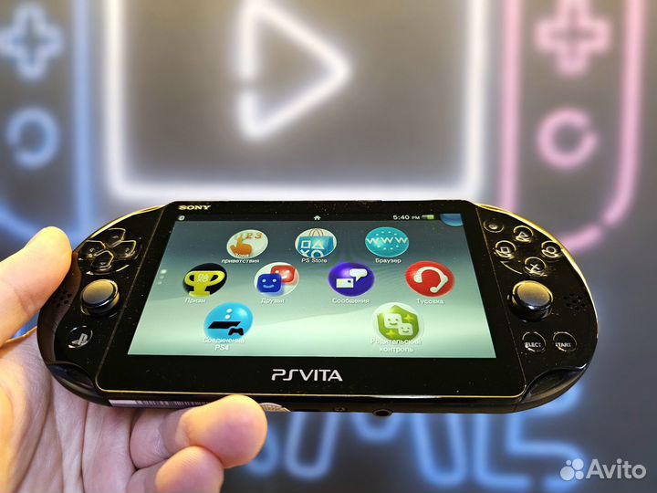Портативная приставка Sony PS Vita Slim с играми
