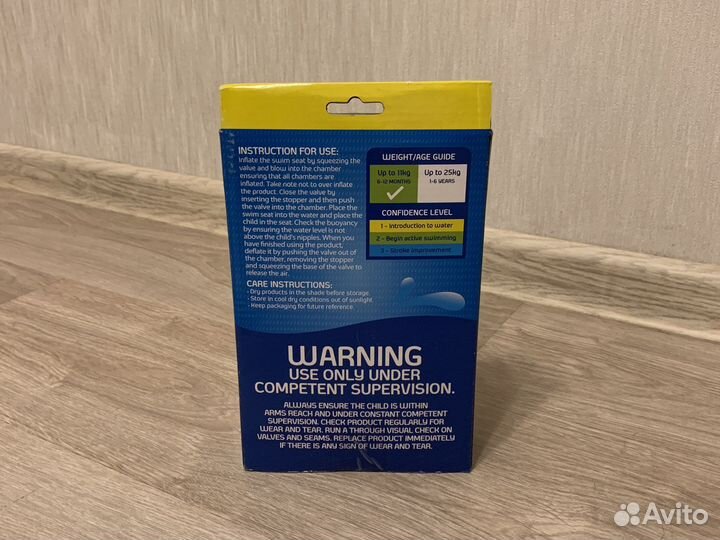 Круг с ножками для плавания 6-12 мес