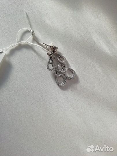 Серьги серебро