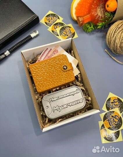 Подарок для мужчин / Часы / Портмоне / Мыло