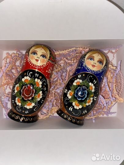 Матрешка 5 мест (комплект из 2 сувенирок)