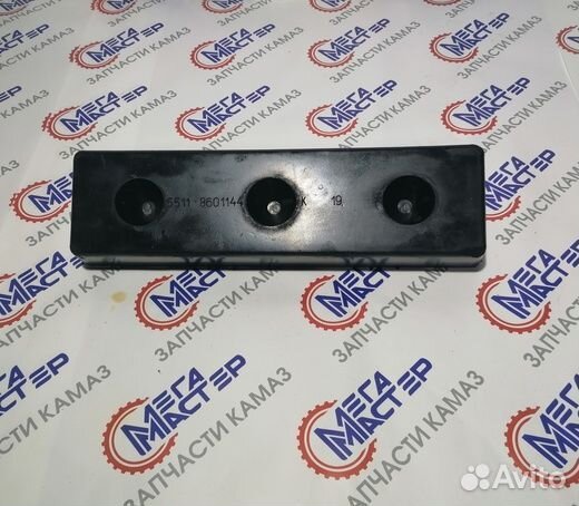 Амортизатор платформы Камаз подушка прямоугольная