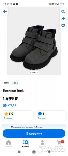 Ботинки демисезонные для мальчика