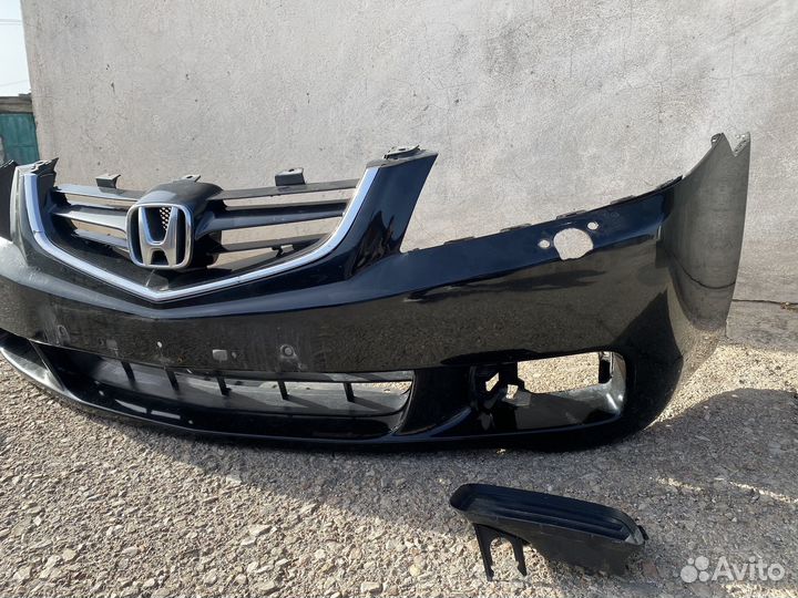 Передний бампер accord 7 дорест
