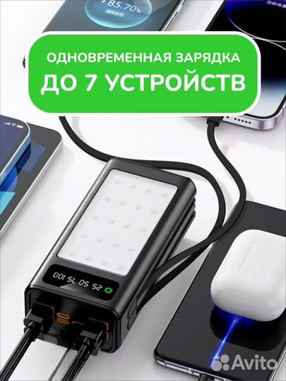 Внешний аккумулятор повербанк 50000 mAh