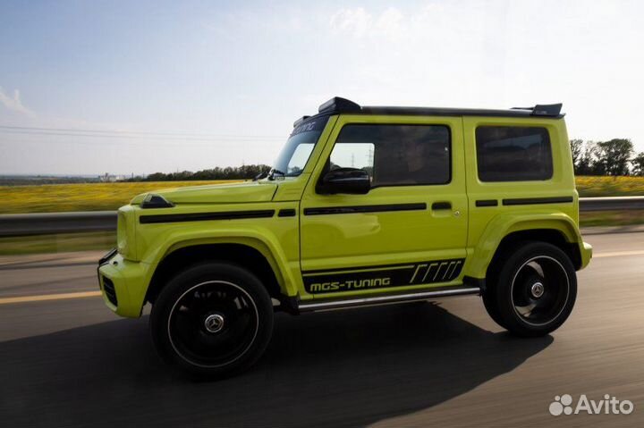 Обвес Suzuki Jimny 2018+ в стиле G-class гелик