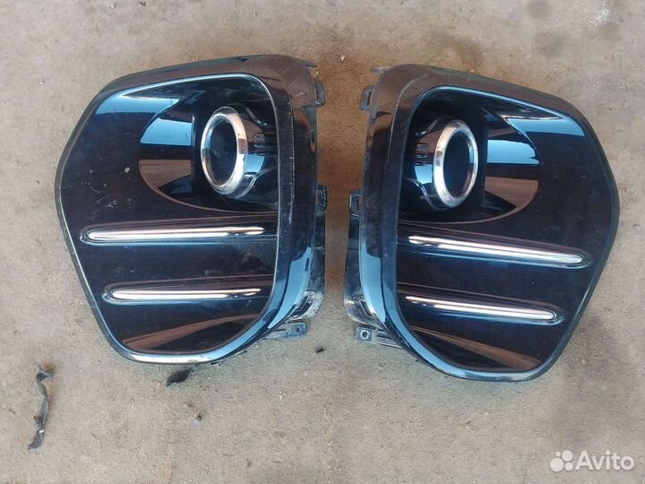 Накладки противотуманки kia sportage 4 правая