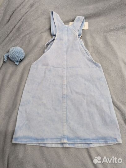 Джинсовый сарафан для девочки 134-140