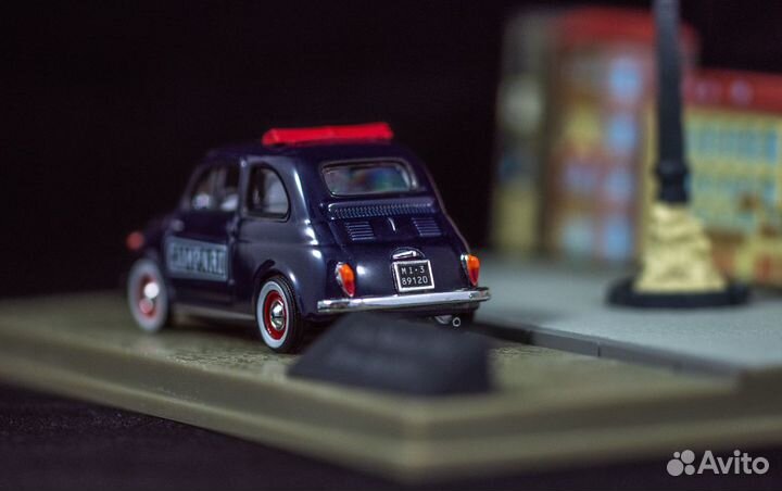 Fiat 500 Nuova campari 1:43 Diorama Диорама