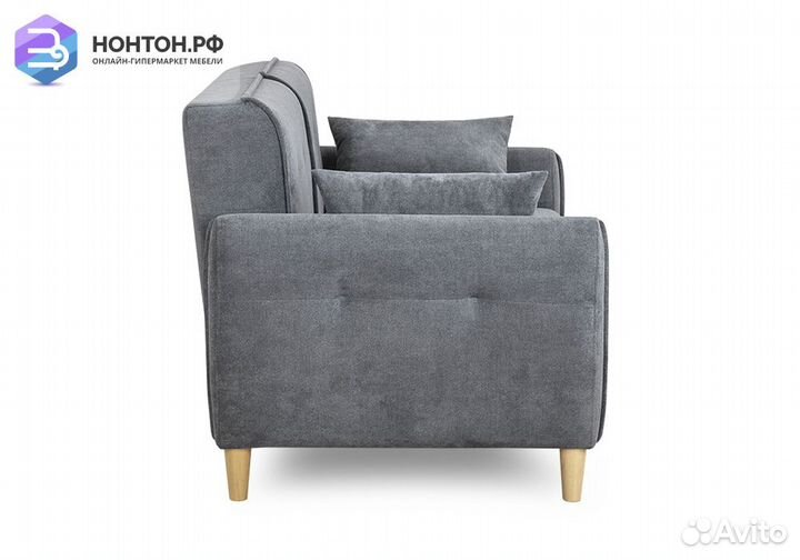 Диван еврокнижка Анита серый