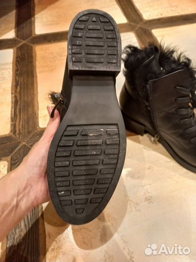 Зимние ботинки с мехом