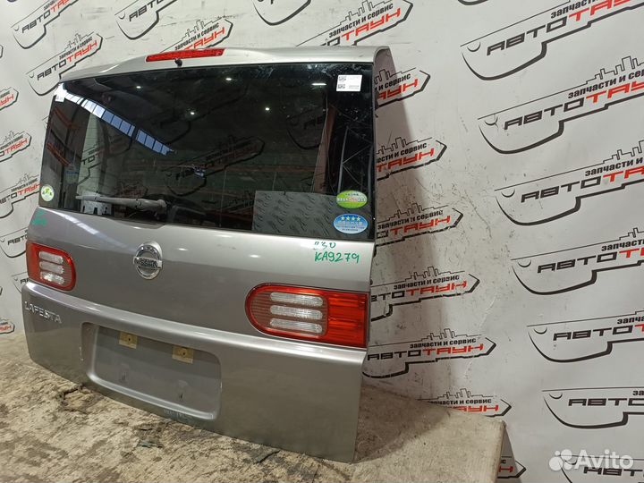 Дверь задняя nissan lafesta B30 NB30 9001AEN300 серый, K51 KA9279