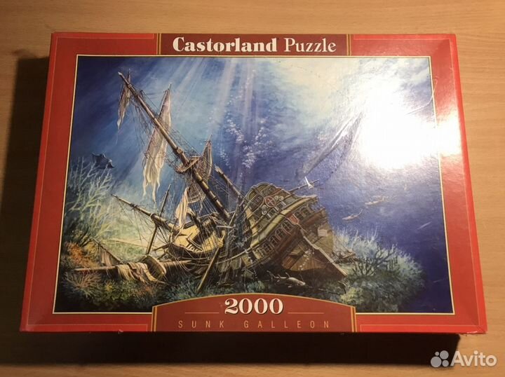 Новые пазлы Castorland Sunk Galleon 2000шт