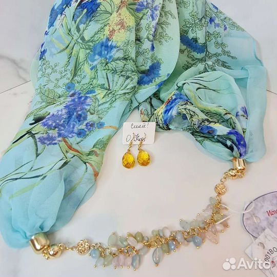 Шарф трансформер, Шарф колье - браслет