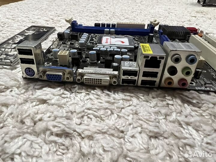 Материнская плата AsRocK H55M-LE сокет 1156 +Кулер