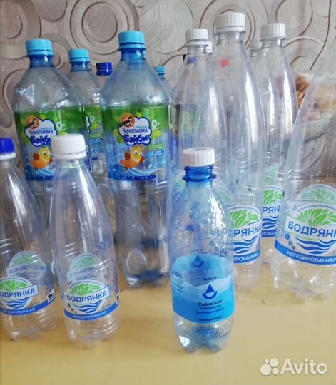 Пэт бутылка 1.5-10р, 05л-5р, 1л.-7,5р