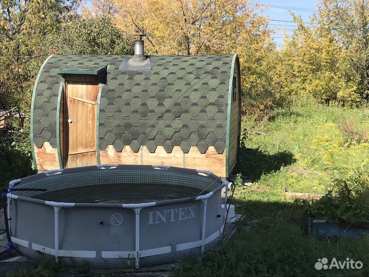 Баня бочка бу с бассейном