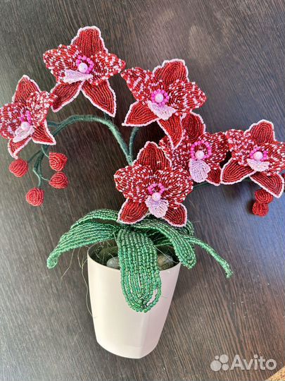 Орхидея ручной работы