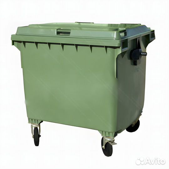 Пластиковый мусорный евроконтейнер 1100л GC-1444