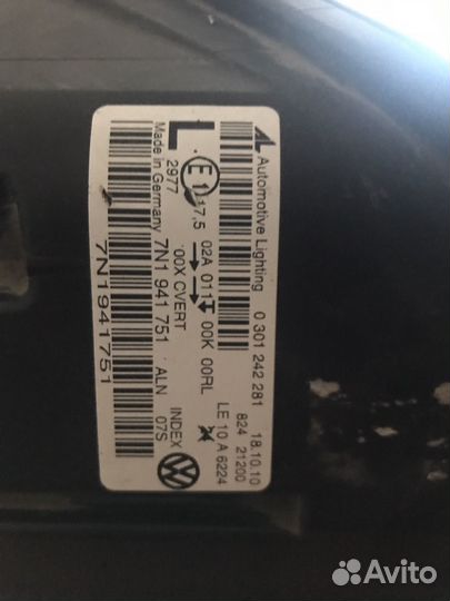 Запчасти б/у vw sharan 2010 г.в