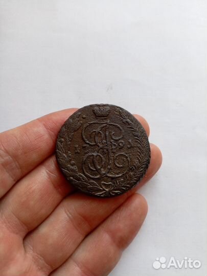 5 копеек 1791 ам