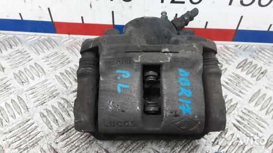 Суппорт тормозной передний левый dacia sandero 1