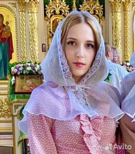 Платок церковный, блузка