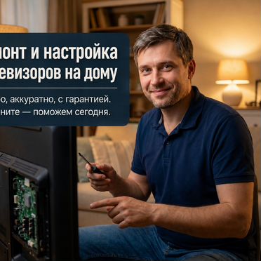 ремонт телевизора в день обращения