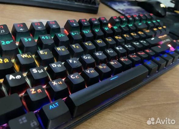 Игровая клавиатура Dexp blazing pro rgb