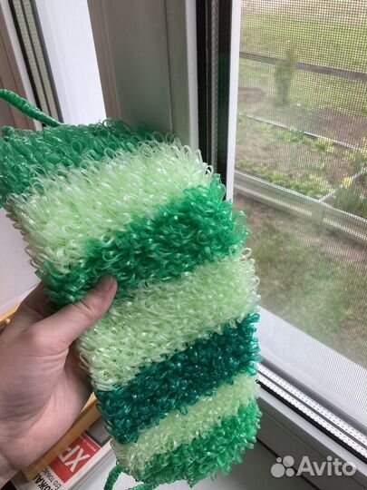 Мочалка ручной работы