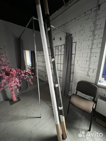 Бумажный фон 2.72 черный и белый