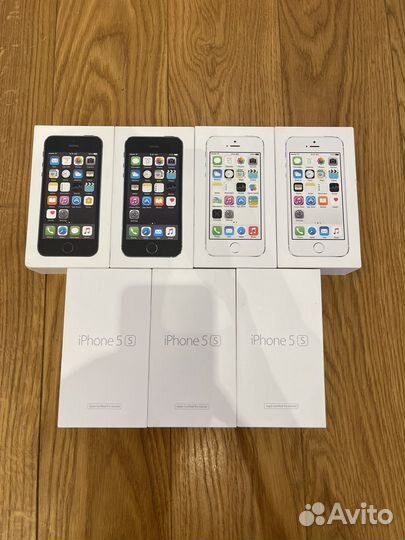 Коробки iPhone 5s