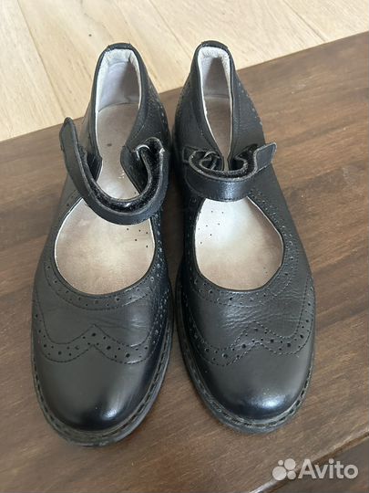 Туфли кожаные