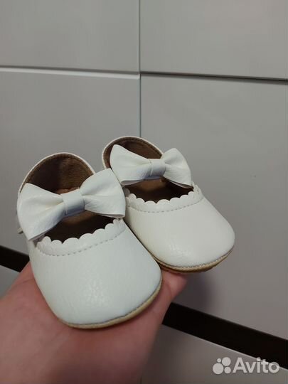 Пинетки для девочки нарядные 12,5