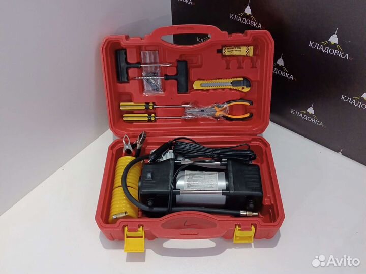 Насос компрессор автомобильный