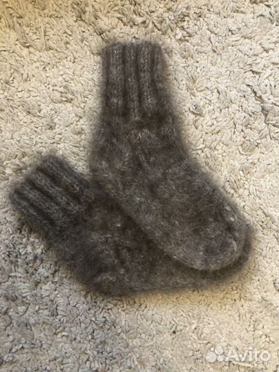 Носки детские из собачьей шерсти