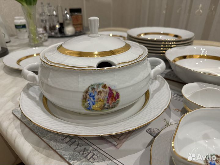 Сервиз столовый на 6 персон, Чехословакия, Thun