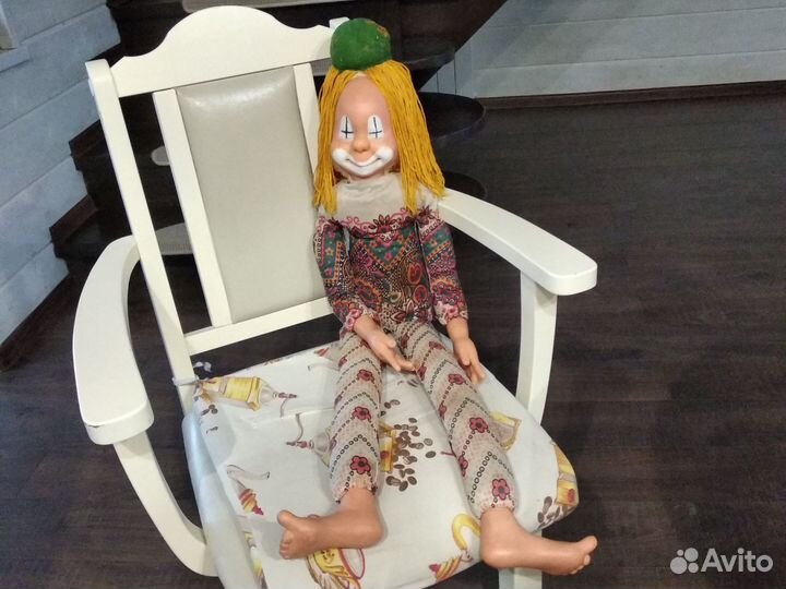Кукла Клоун 90 см СССР
