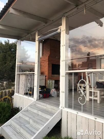 Мягкие окна для беседки