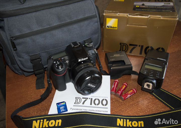 Зеркальный фотоаппарат nikon d7100