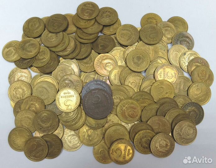 Монеты 3 копейки с 1924 по 1957 года