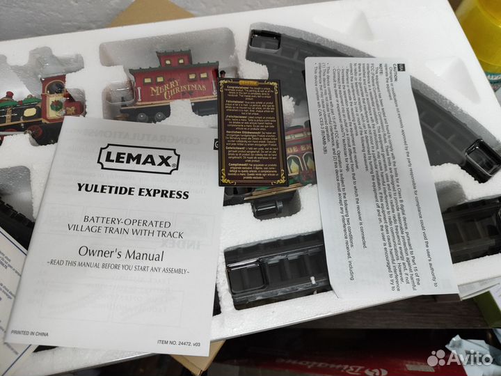 Железная дорога lemax 16 пределов со звуком