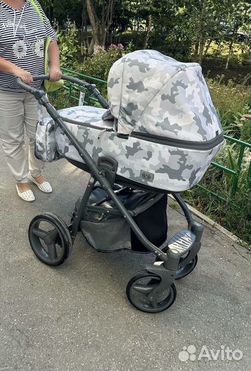 Коляска 2 в 1 adamex reggio