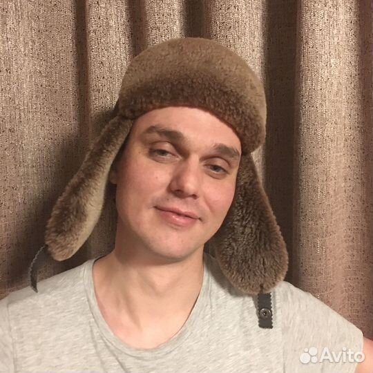 Шапка унисекс из овчины