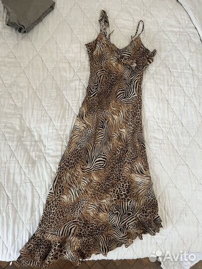 Платье леопард